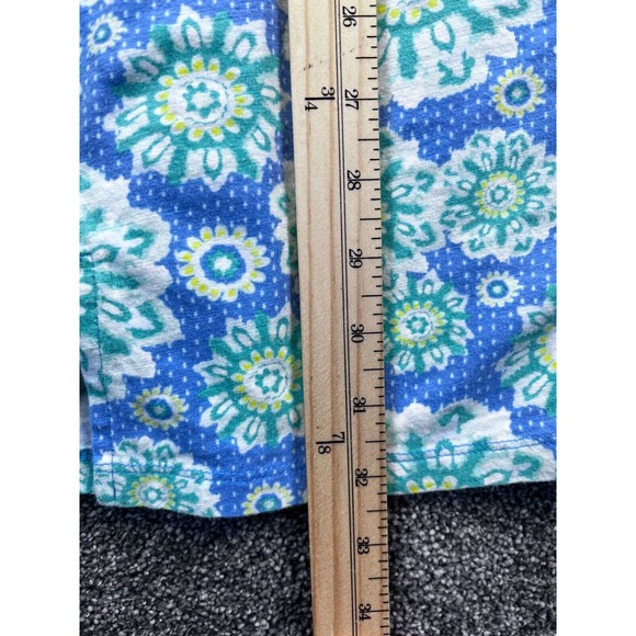 Vineyard Vines Womens Caribbean Floral Tee Print Dress‎ XS Blue/Green - Picture 4 of 9